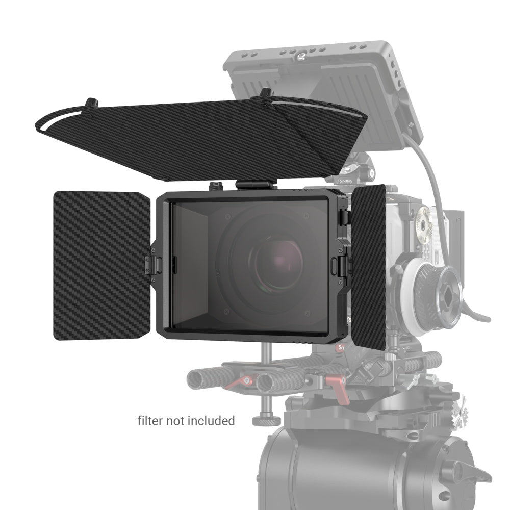 SmallRig Mini Matte Box Pro attached to camera
