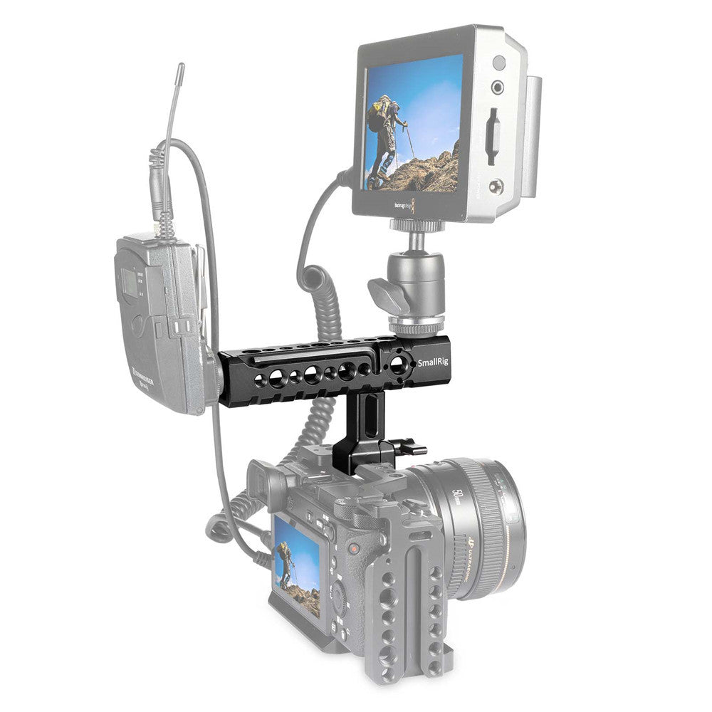 SmallRig Camera/Camcorder Action Stabilising NATO Handle extension on camera