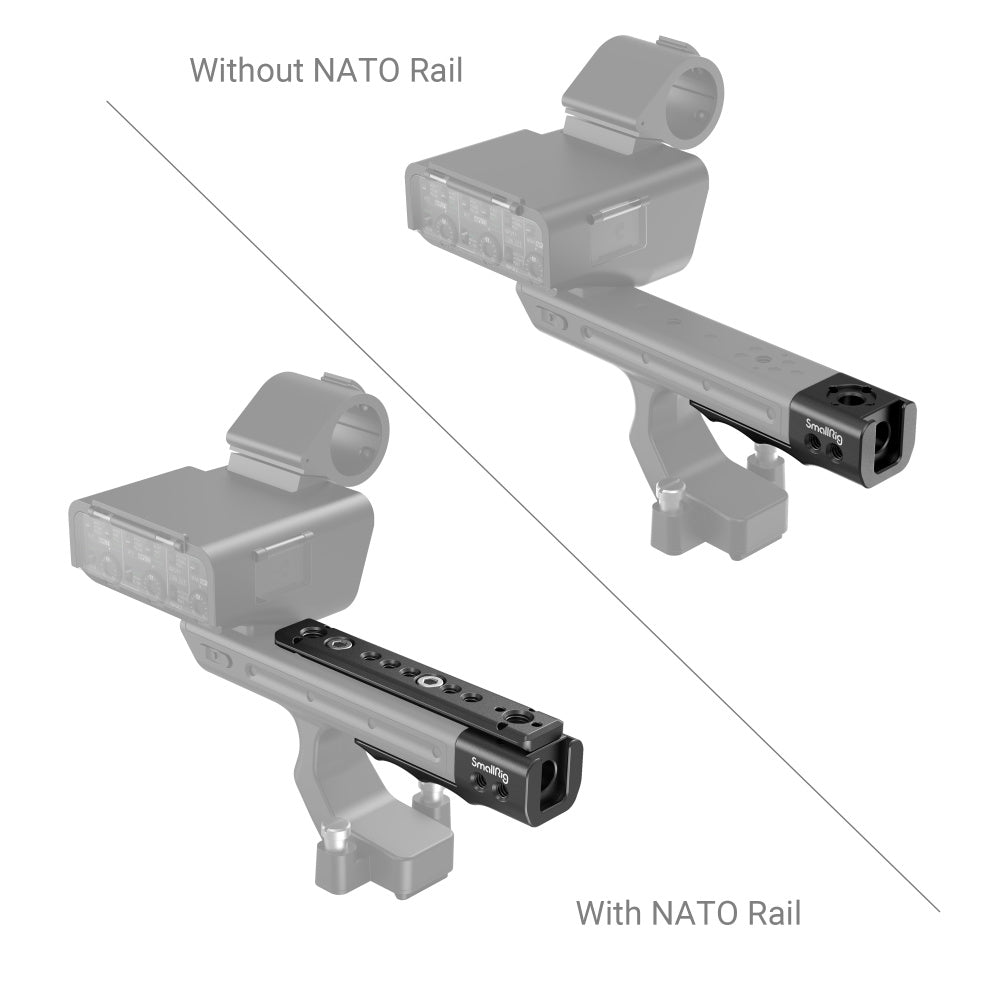 Sony FX30 / FX3 XLR Handle Extension Rig with and without NAT Rail
