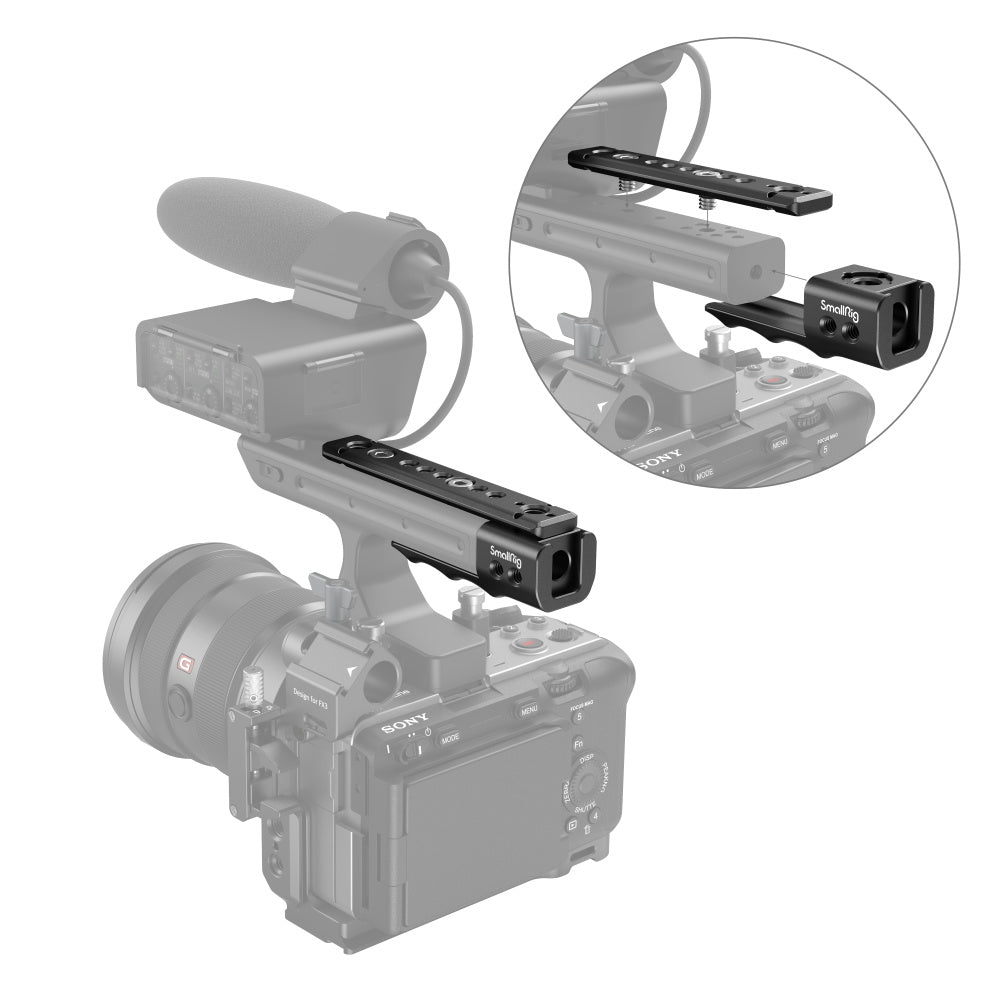 how to add Sony FX30 / FX3 XLR Handle Extension Rig