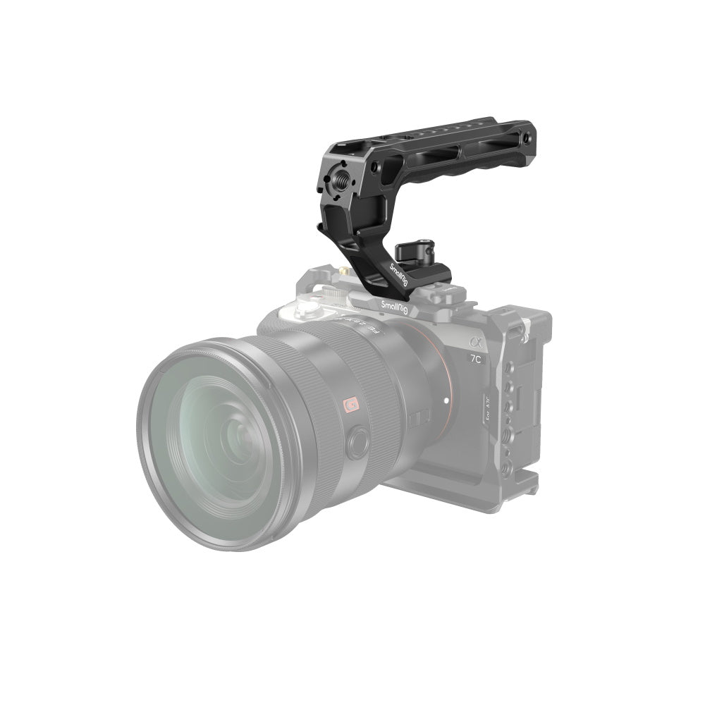 where to attach SmallRig NATO Top Handle Lite on camera