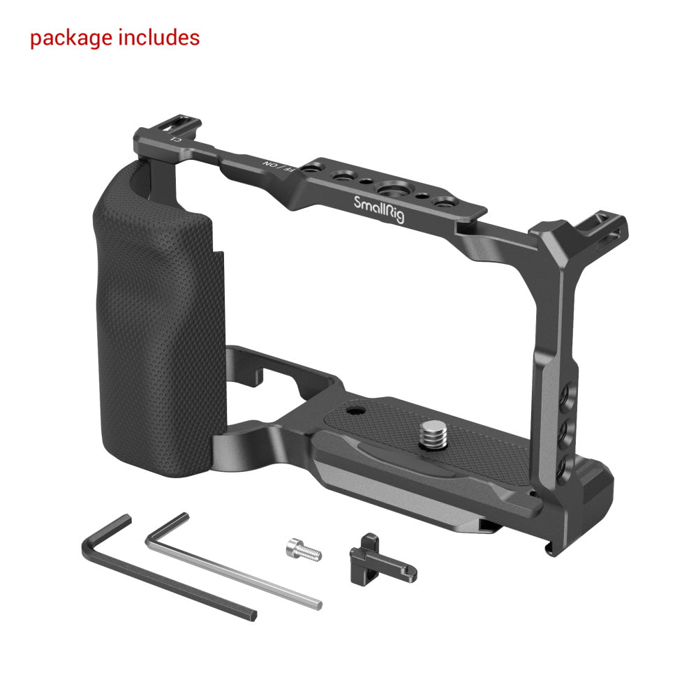 full Sony ZV-E10 Camera Cage with Grip package inclusions from RIGR