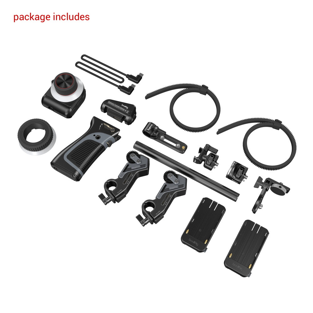 SmallRig MagicFIZ Wireless Follow Focus Two-Motor Kit package inclusions