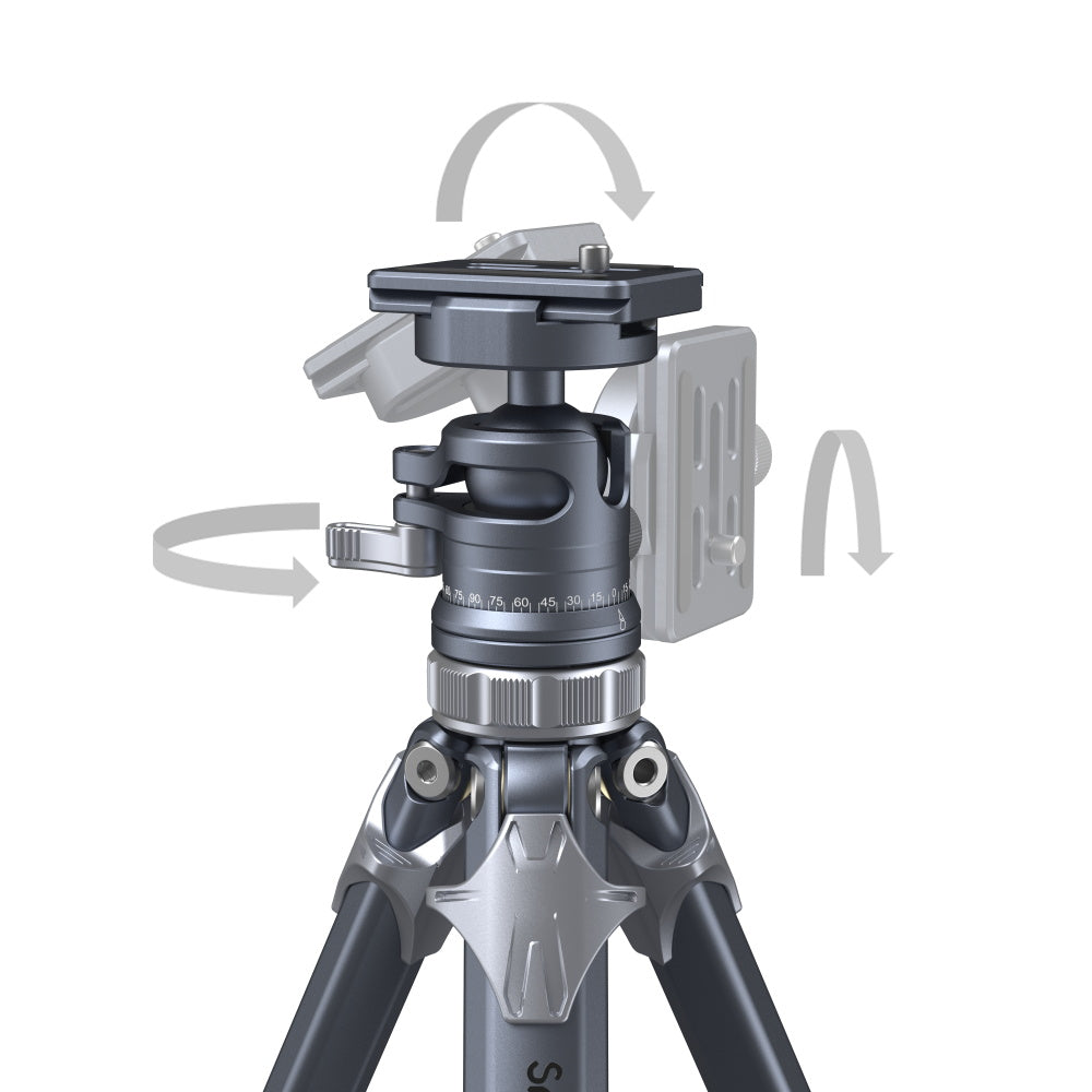 SmallRig Lightweight Travel Tripod AP flexibility