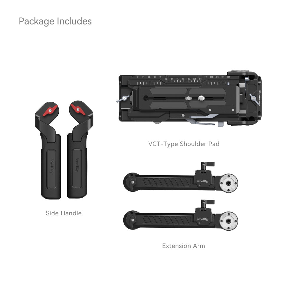 what is included in the SmallRig Shoulder Rig Pro Kit package