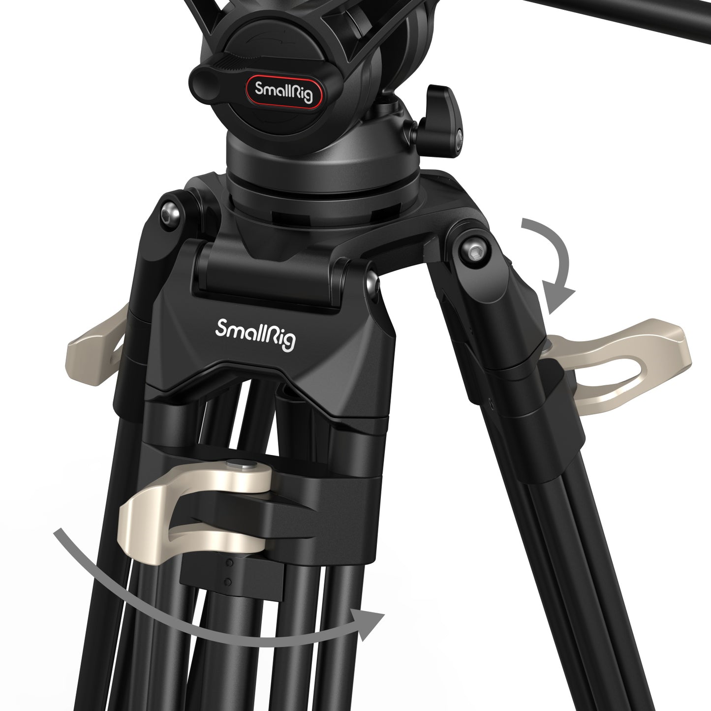 SmallRig Heavy-Duty Fluid Head Tripod AD-01 with adjustable parts