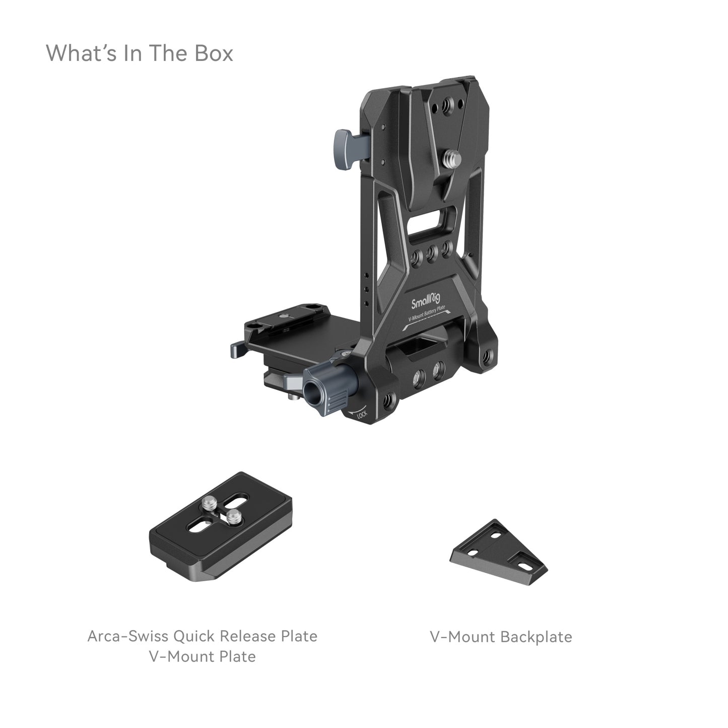 SmallRig Compact V-Mount Battery Mounting System package inclusions