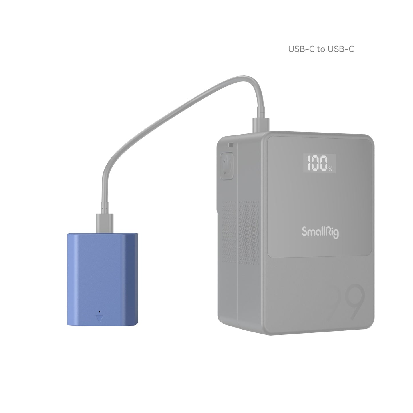 NP-FZ100 USB-C Rechargeable Camera Battery USB-C to USB-C connection