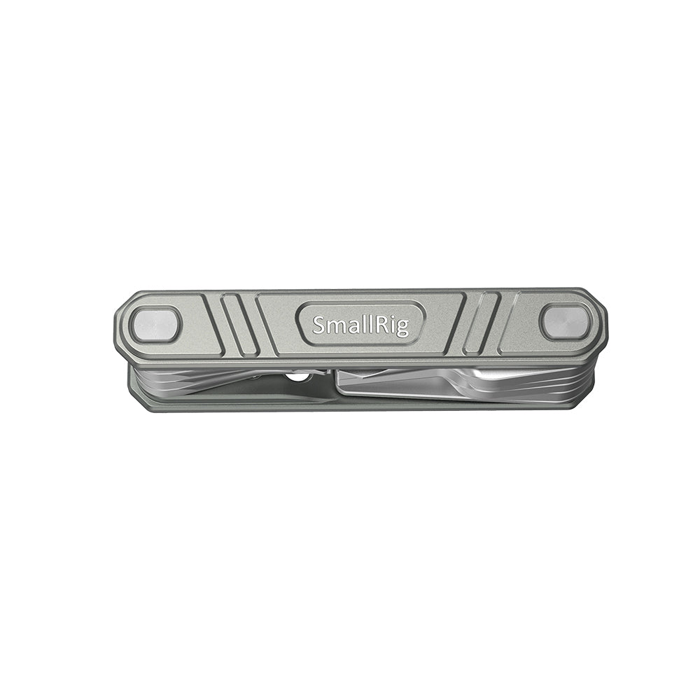 Top-down view of the closed SmallRig 9-in-1 Tool Kit showing branding and compact profile.