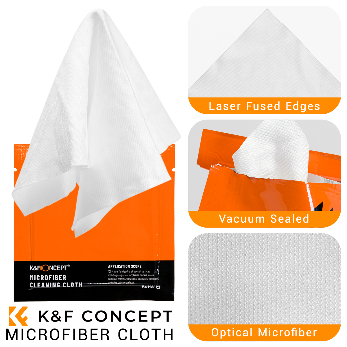 image of K&F microfiber cleaning cloths