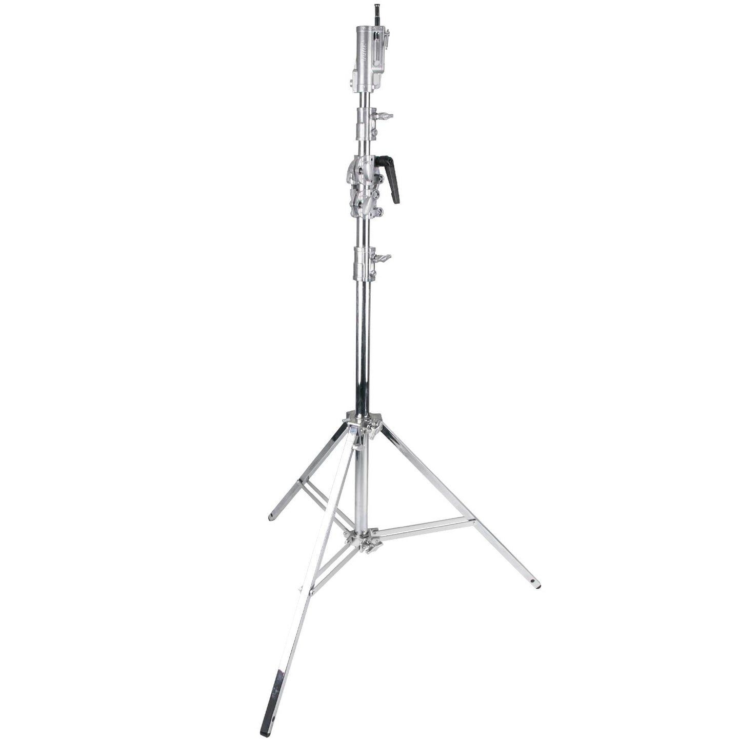 Stand fully extended vertically