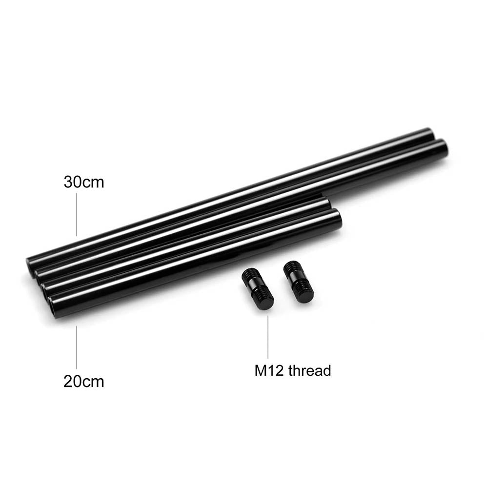 SmallRig Threaded 15mm Aluminium Rod Pack with Connectors