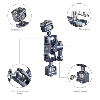 SmallRig Magic Arm with Dual Ball Heads (1/4"-20 Screws)