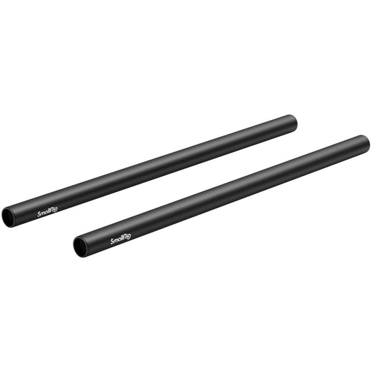 SmallRig 15mm Aluminum Rod (Pair, Black, 30cm)