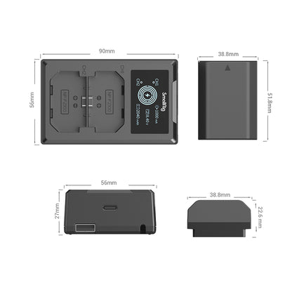 SmallRig NP-FZ100 Camera Battery and Charger Kit