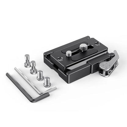 Clamp and plate kit with mounting screws and hex keys included.