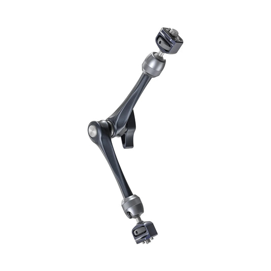 Diagonal angle of the SmallRig Magic Arm highlighting articulation and central tightening knob.