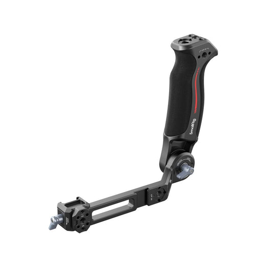 SmallRig Sling Handle 3028C for DJI RS Series shown isolated with ergonomic grip and adjustable mounting arm.