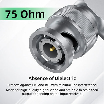 Accsoon 75 ohm BNC SDI cable connector detail