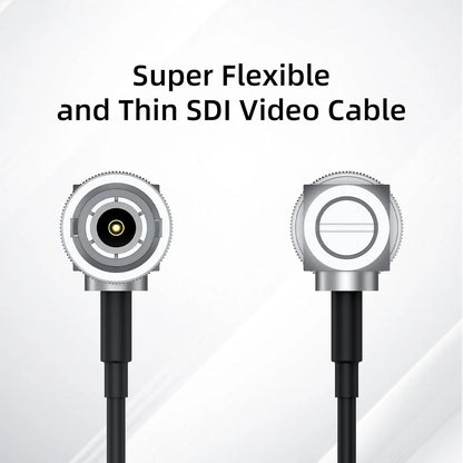 Accsoon super flexible thin SDI video cable connector detail