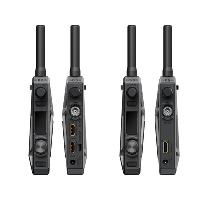 Accsoon CineView Master 4K side view showing HDMI input and output, SDI ports, DC input and control interface.