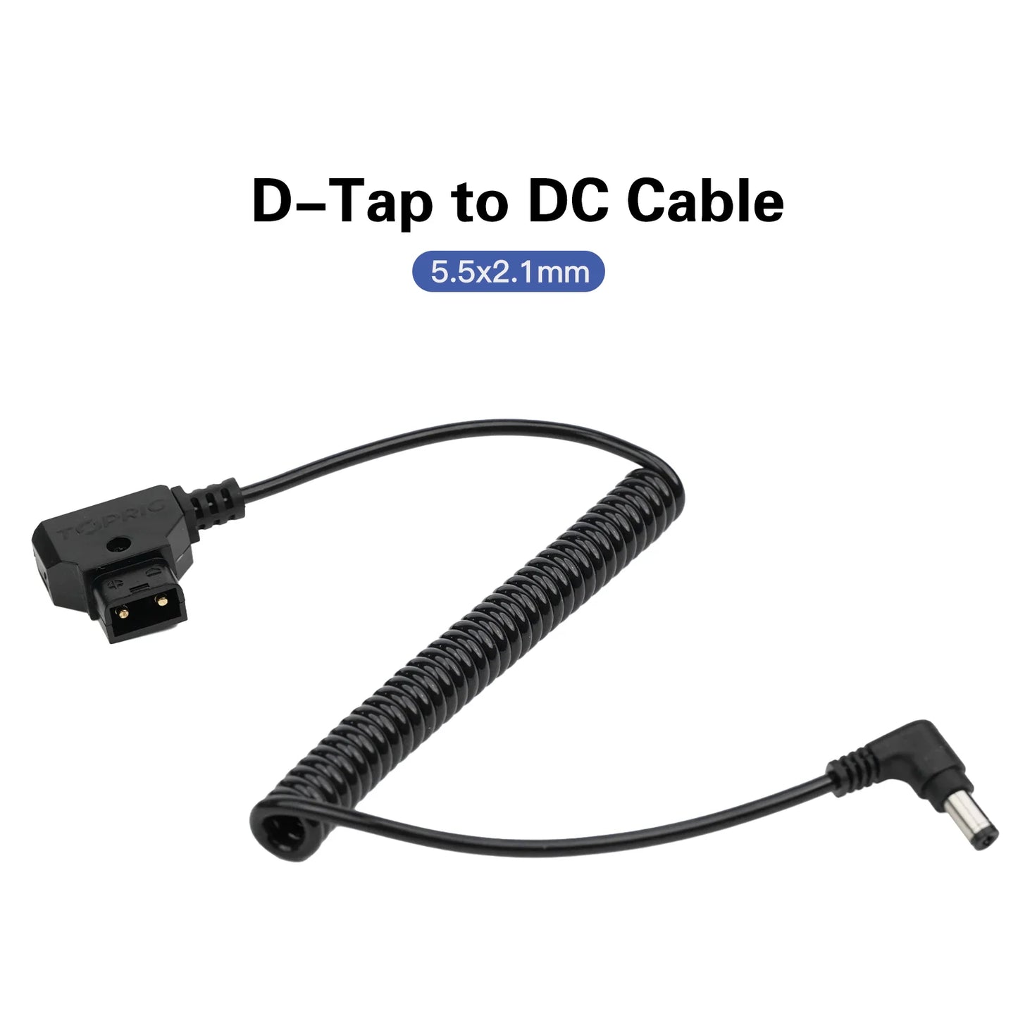 Accsoon D-Tap to DC power cable with 5.5x2.1mm connector for powering wireless video systems and camera accessories
