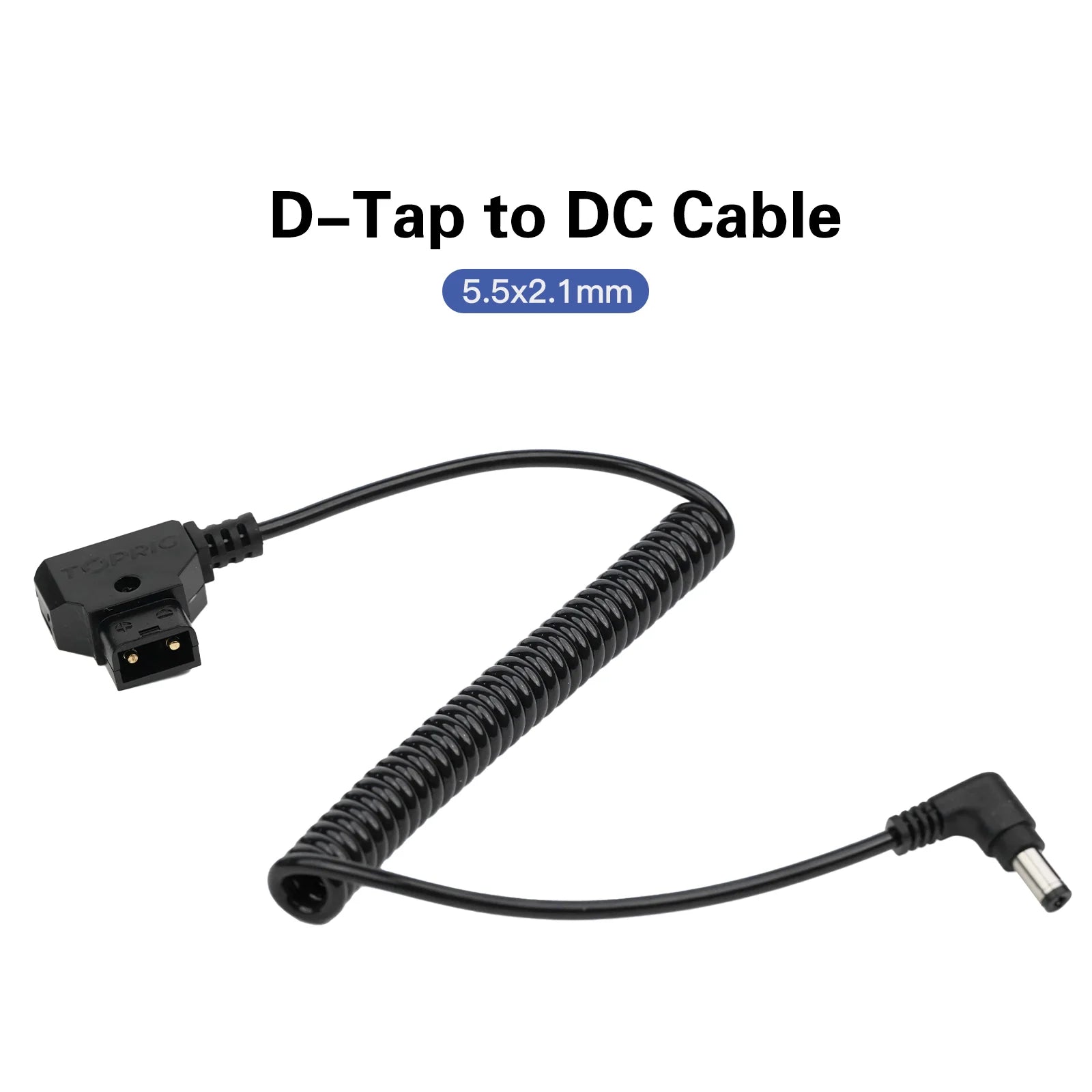 Accsoon D-Tap to DC power cable with 5.5x2.1mm connector for powering wireless video systems and camera accessories