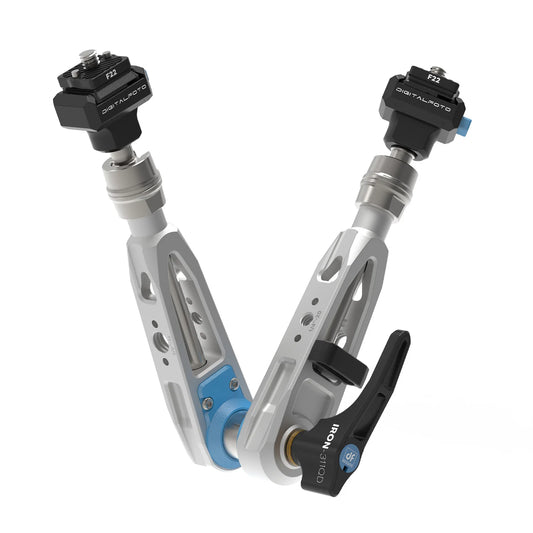 DIGITALFOTO IRON-311QD Glacier Silver damping magic arm front view