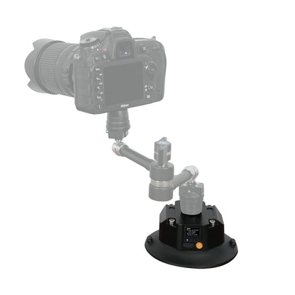 DigitalFoto SNIPER-EPUCK mounted with camera rig and stabilising arm on suction cup system