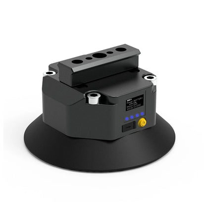 Side angle view of DigitalFoto SNIPER-EPUCK electric suction cup camera rigging mount