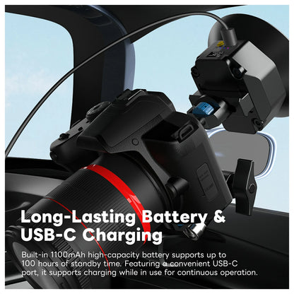 DigitalFoto SNIPER-EPUCK electric suction cup with USB-C charging and long lasting battery for camera rigging