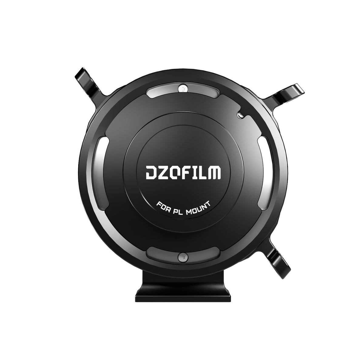 DZOFilm Octopus II PL lens mount adapter, PL side front view with support arms