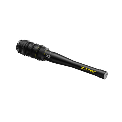 DZOFilm X-tract 18-28mm T8 probe lens with 0° tip, angled view