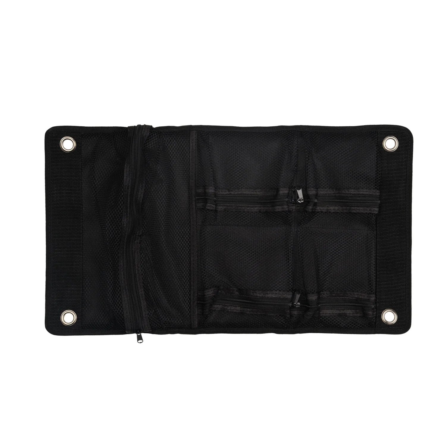 Gutek AS-LO-T300 lid organiser interior layout with multiple zip mesh compartments