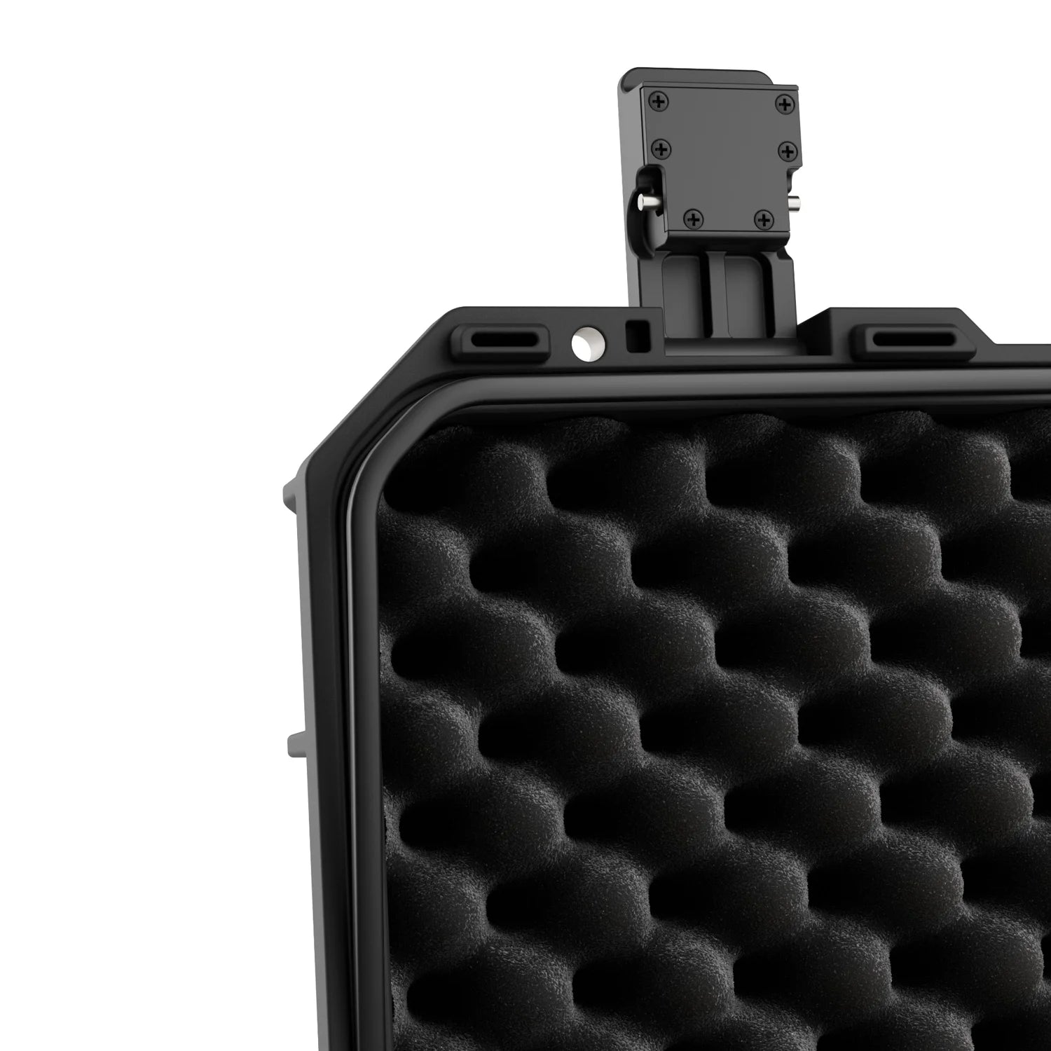 Gutek T-300 hard case open with egg crate foam interior