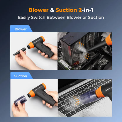 K&F Concept 2-in-1 blower and vacuum cleaning system for electronics and camera gear