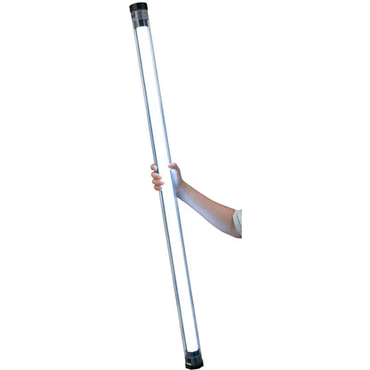 Single Nanlite PavoTube II 30X LED Tube Light showing 120cm length and slim tube design in a persons hand