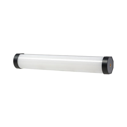 Nanlite PavoTube II 6XR positioned horizontally, showing the full length profile with black end caps and cylindrical white body.