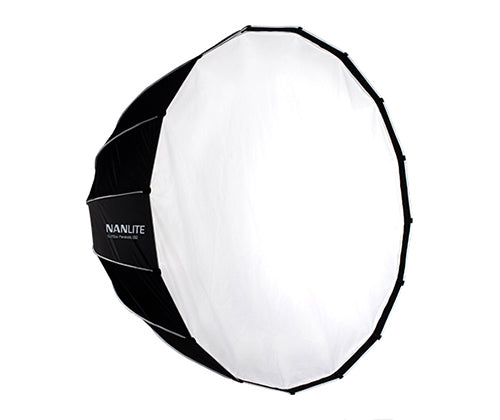 Nanlite_Softbox_Parabolic_150_front_diffusion_panel_installed_soft_light_output