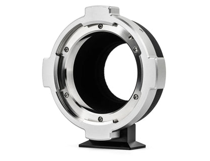 NiSi Athena PL Mount Adapter front angled view with stainless steel mount interface