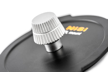 closeup of Nisi front cap knob details