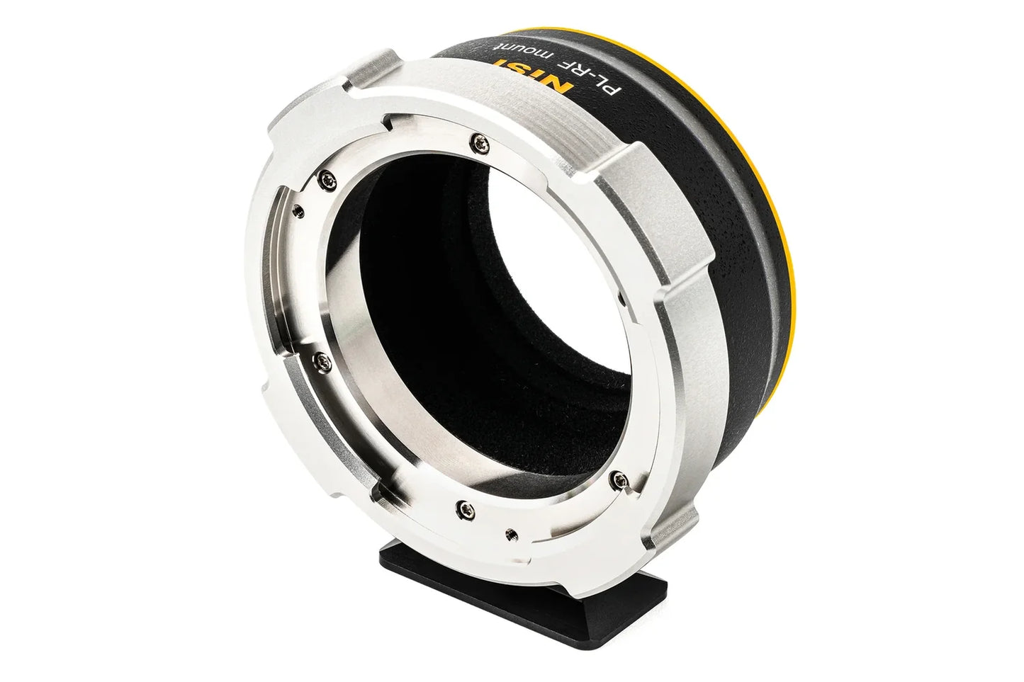 NiSi Athena PL-RF Mount Adapter rear angled view showing precision-machined metal construction