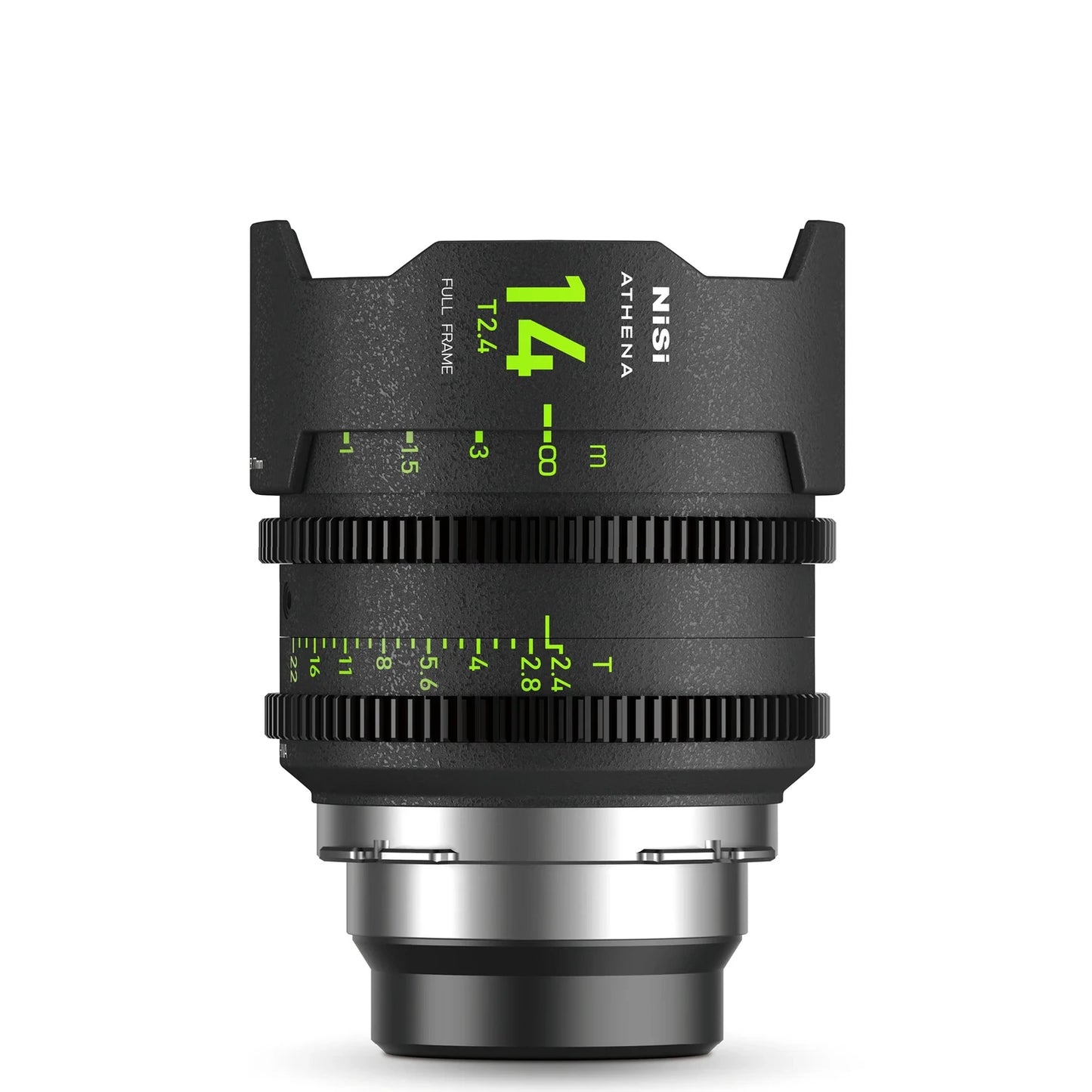 NiSi Athena Prime 14mm T2.4 full-frame cinema lens front product image