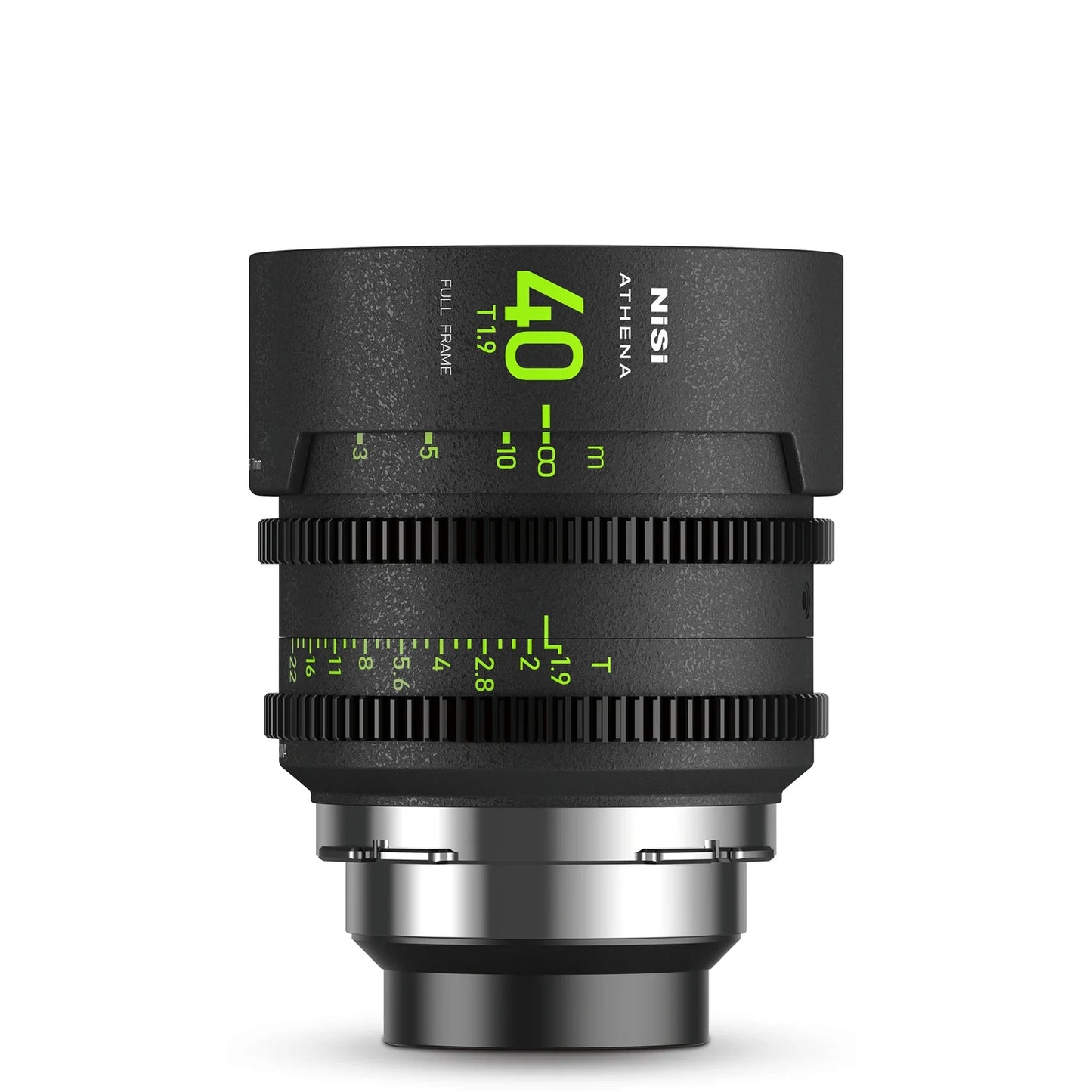 NiSi Athena Prime 40mm T1.9 full-frame cinema lens front product image