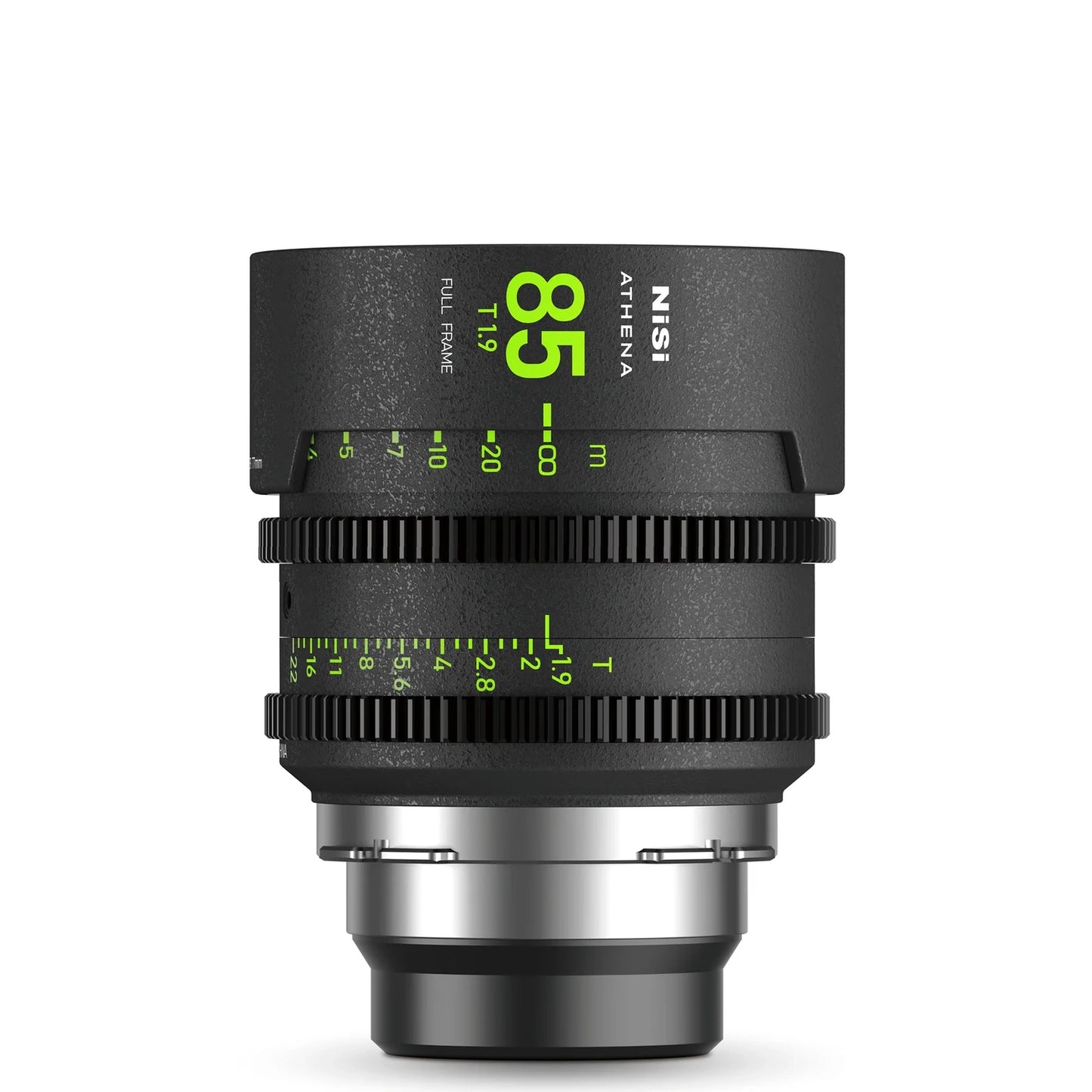 NiSi Athena Prime 85mm T1.9 full-frame cinema lens front product image