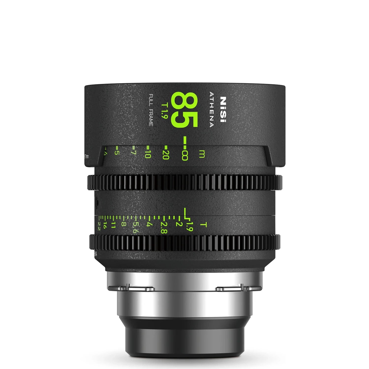 NiSi Athena Prime 85mm T1.9 full-frame cinema lens front product image