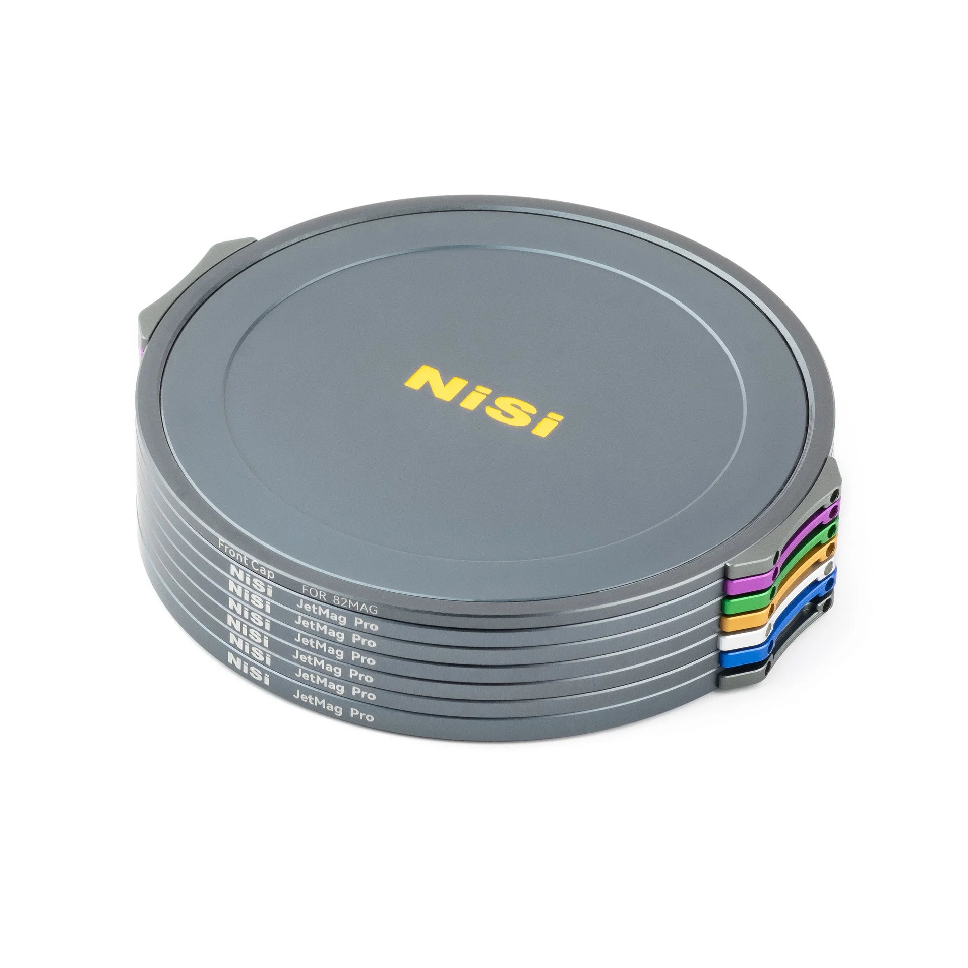 NiSi JetMag Pro 82mm front cap stacked with magnetic filter system