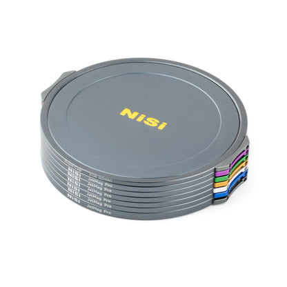 NiSi JetMag Pro 82mm front cap stacked with magnetic filter system