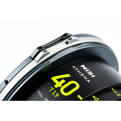 NiSi JetMag Pro 82mm VND 1-5 magnetic lock detail mounted on lens
