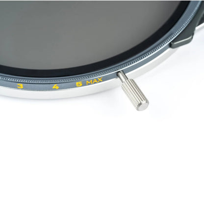 NiSi JetMag Pro 82mm VND 1-5 filter removable rotating lever detail